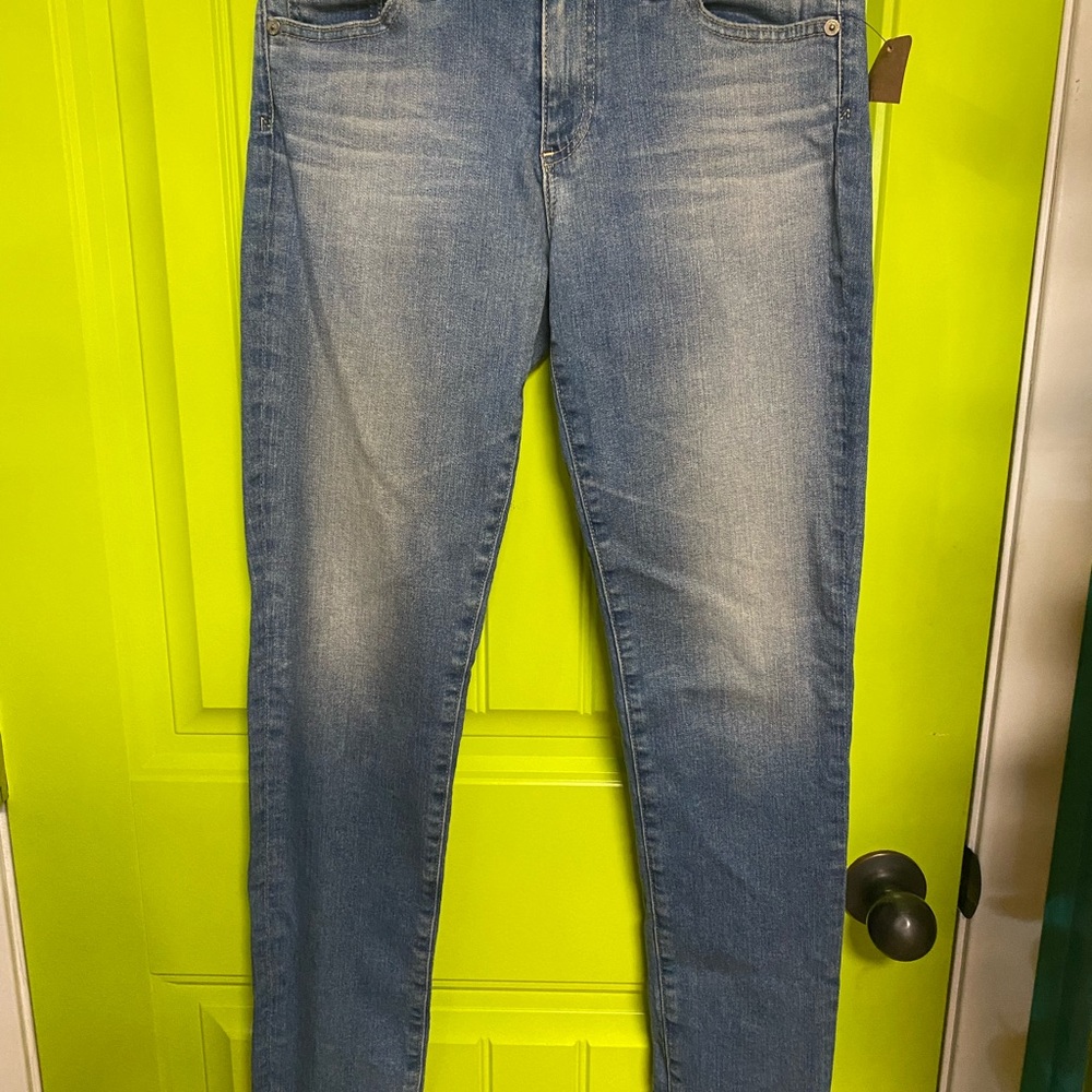 Ag Adriano Goldschmied Light Blue Skinny Jeans